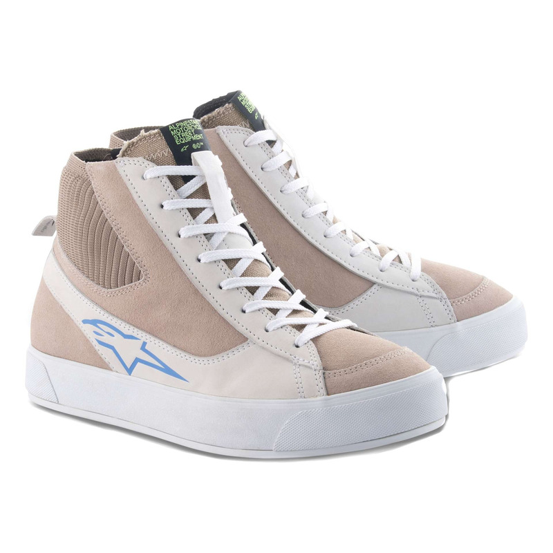 Baskets moto femme Alpinestars Stella Stated white/light gray- 37.5