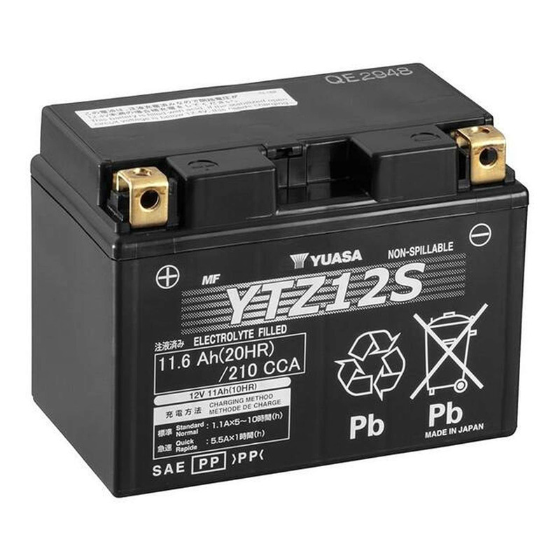 Batterie AGM Yuasa YTZ12S 12V 11Ah ActivÃ©e Usine