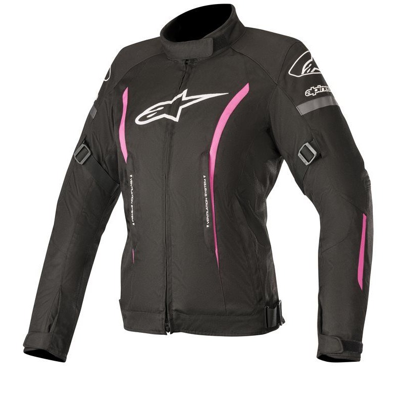 Blouson textile femme Alpinestars Stella Gunner V2 Waterproof noir/ros