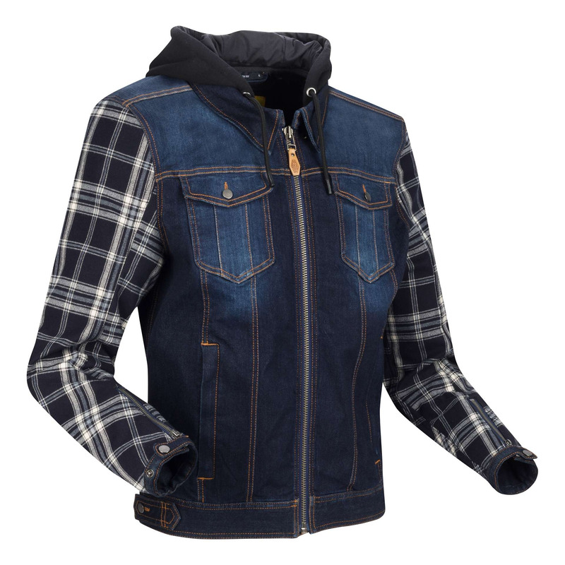 Blouson textile Segura Sunny bleu
