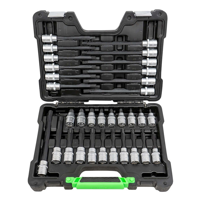 Boîte d’outils JBM 32 pièces avec embouts ribe 1/2"