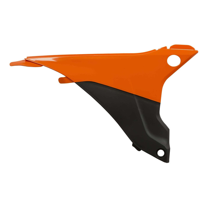 Caches de BoÃ®te Ã  Air ACERBIS Noir / Orange - KTM 250 Ã  500 EXC-F 1