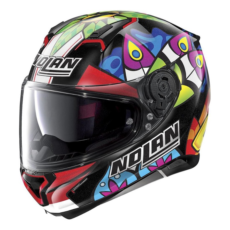 Casque intégral Nolan N87 Gemini Réplica Chaz Davies N-Com multicolo