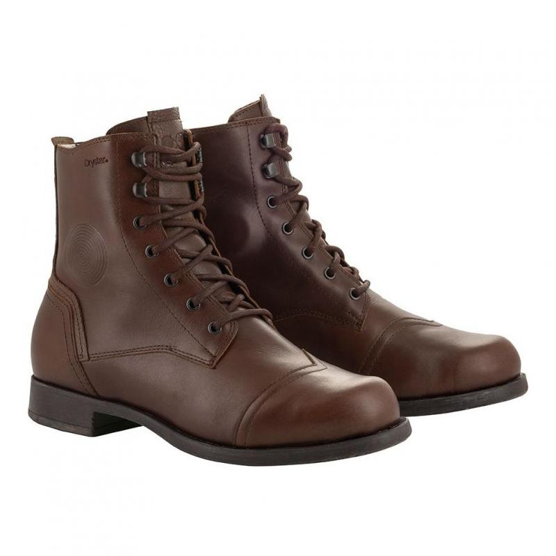 Chaussures moto Oscar by Alpinestars Distinct Drystar marron- US-10.5