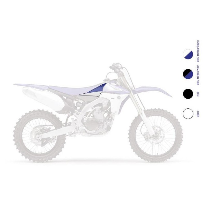 Connecteur selle/radiateur Yamaha 450 YZ-F 10-13 bleu reflex