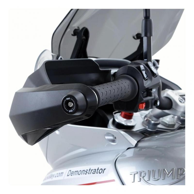 Embouts de guidon R&G Racing noirs Triumph Tiger 1050 Sport 16-18