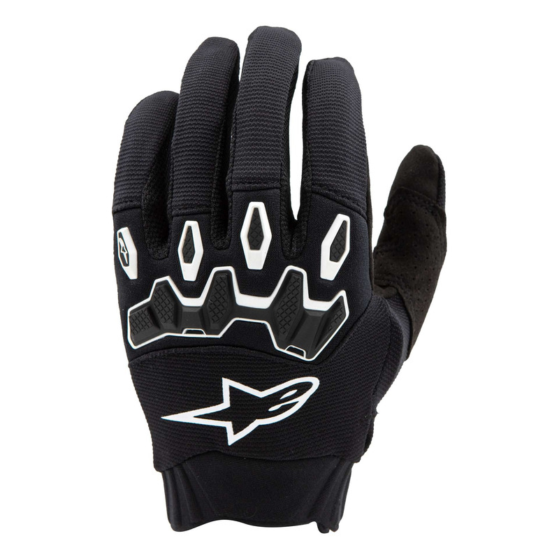 Gants cross Alpinestars Full Bore V2 black/white- S