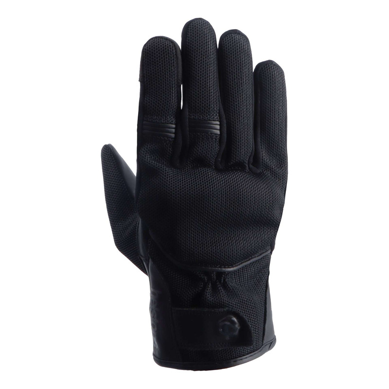 Gants cuir/textile Helstons Venturi Air noir/noir