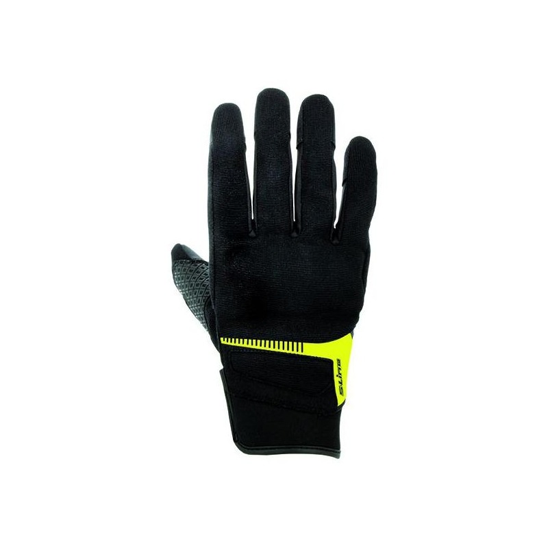 Gants textile S-Line pouce index tactiles noir/jaune- XS