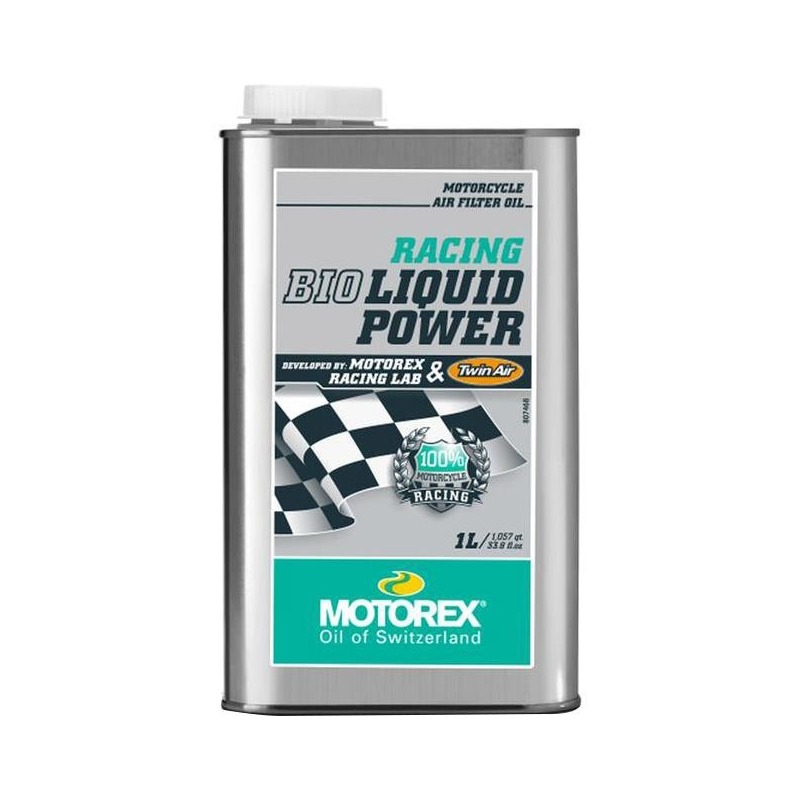 Huile filtre à air Motorex Racing Liquid Bio Power 1L