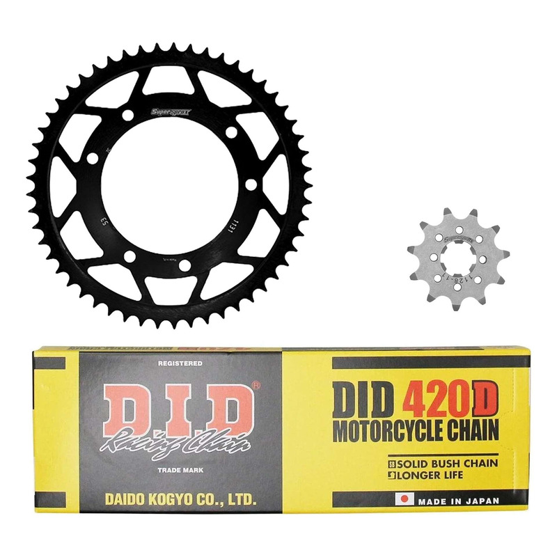 Kit chaÃ®ne DID qualitÃ© standard attache rapide pour Aprilia 50 RX 06