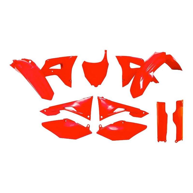 Kit plastique RTech Limited Edition Honda CRF 250R 2018 rouge fluo