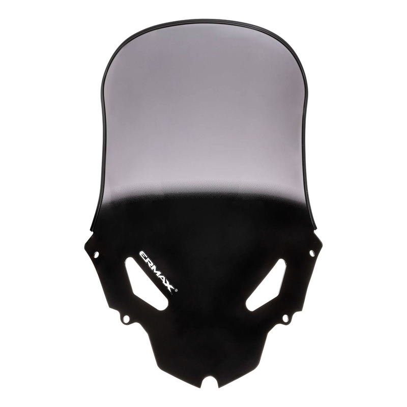 Pare-brise Ermax haute protection 60 cm (+22 cm) Honda Transalp 650 00-07 noir clair