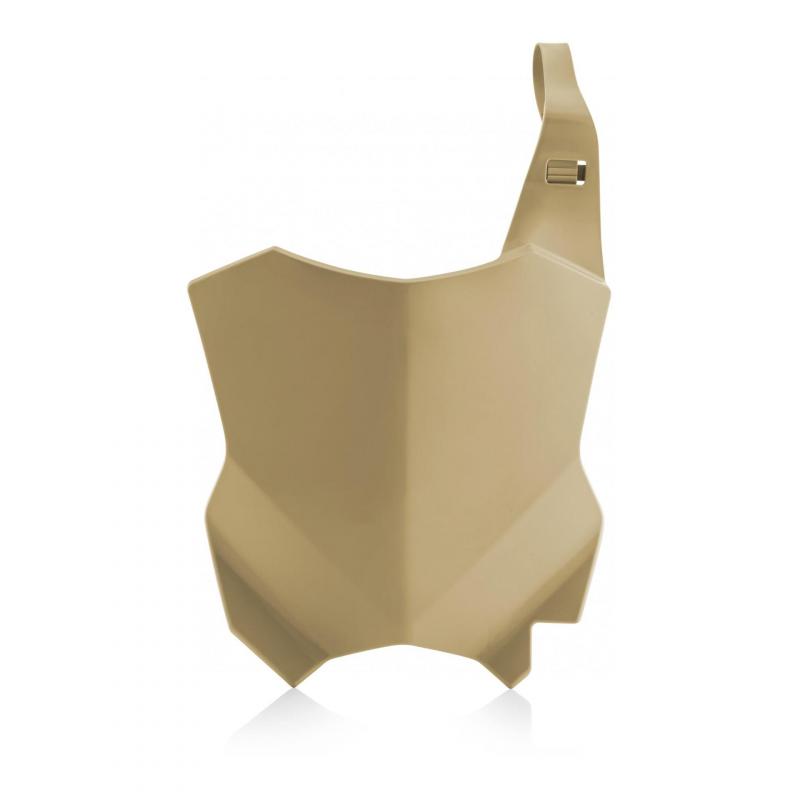 Plaque de numéro frontale Acerbis Kawasaki 250 KX 2020 sable