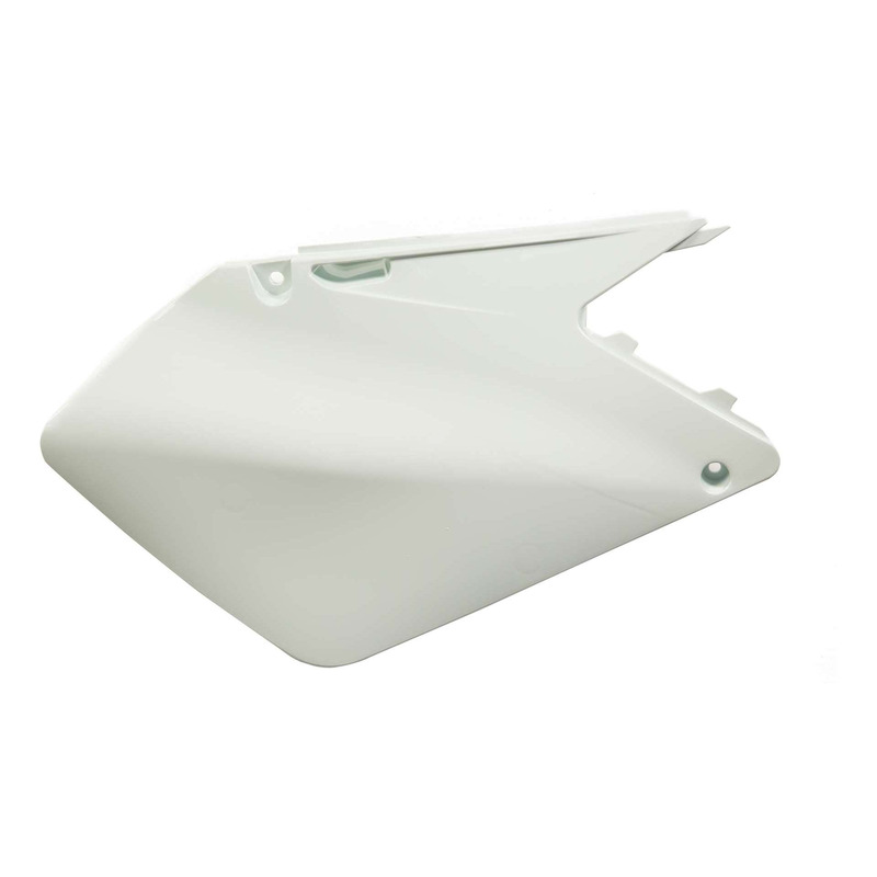 Plaques LatÃÂ©rales ACERBIS Blanc Ã¢   Suzuki 125 RM