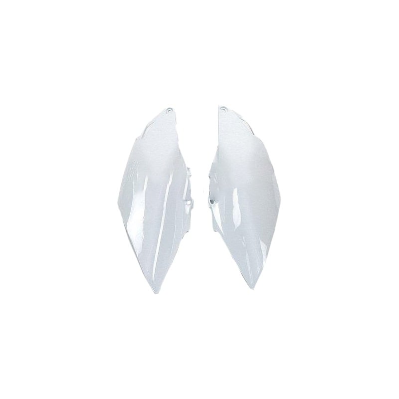 Plaques numéro latérales UFO Honda CRF 450R 13-17 blanc