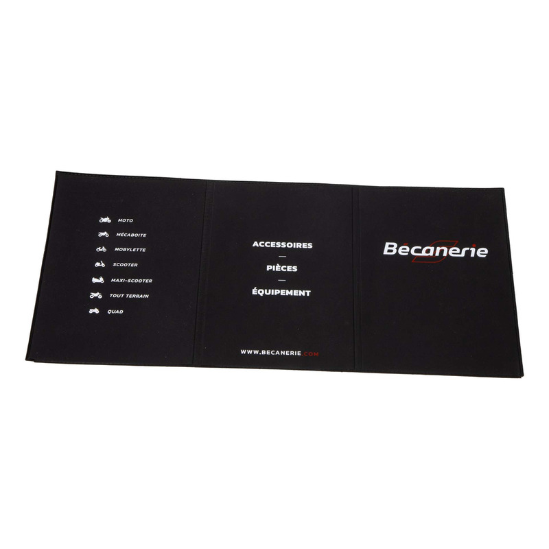 Porte-cartes grises 3 volets cousus GOMME-UNIE Blanc. - shop-drancourt