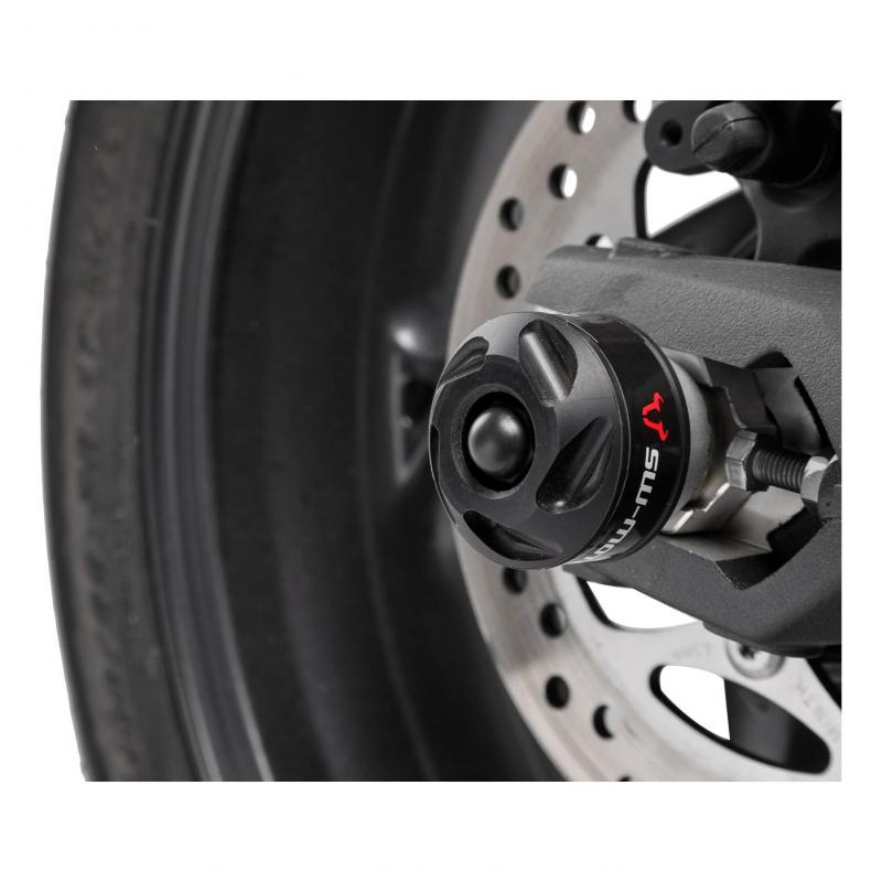 Protection de bras oscillant SW-MOTECH noir Triumph Street Triple 12-