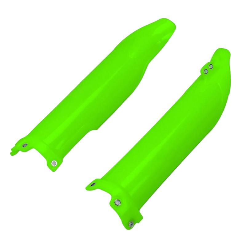 Protection de fourche UFO Kawasaki 450 KX-F 06-17 vert fluo