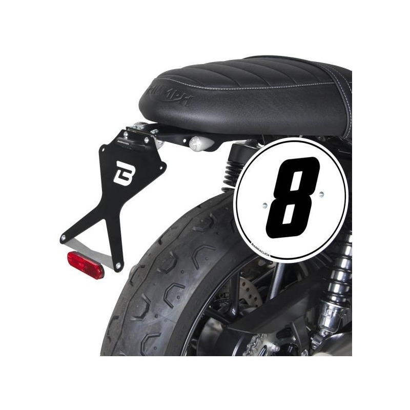 Support de plaque d’immatriculation Barracuda Naked Triumph Street Twin 900 16-20