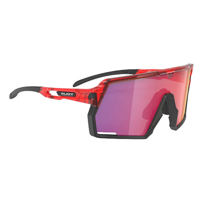 lunette vélo Rudy Project Kelion rouge crystal