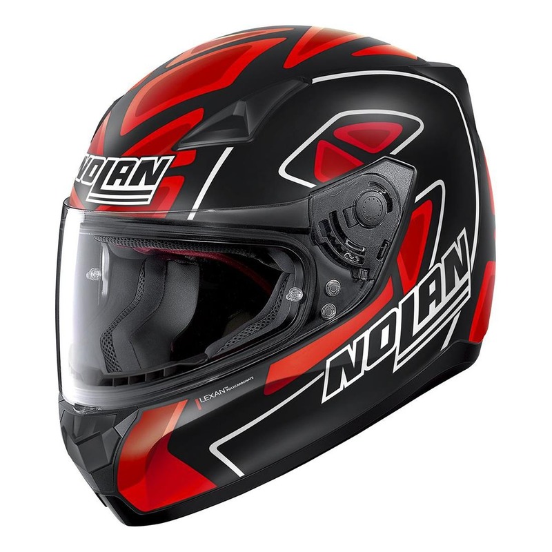 Casque intégral Nolan N60-5 Gemini Réplica D.Petrucci noir/rouge- 2X