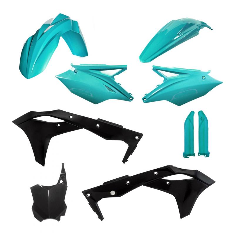 Kit plastiques complet Acerbis Kawasaki 250 KX-F 19-20 (vert4)/noir