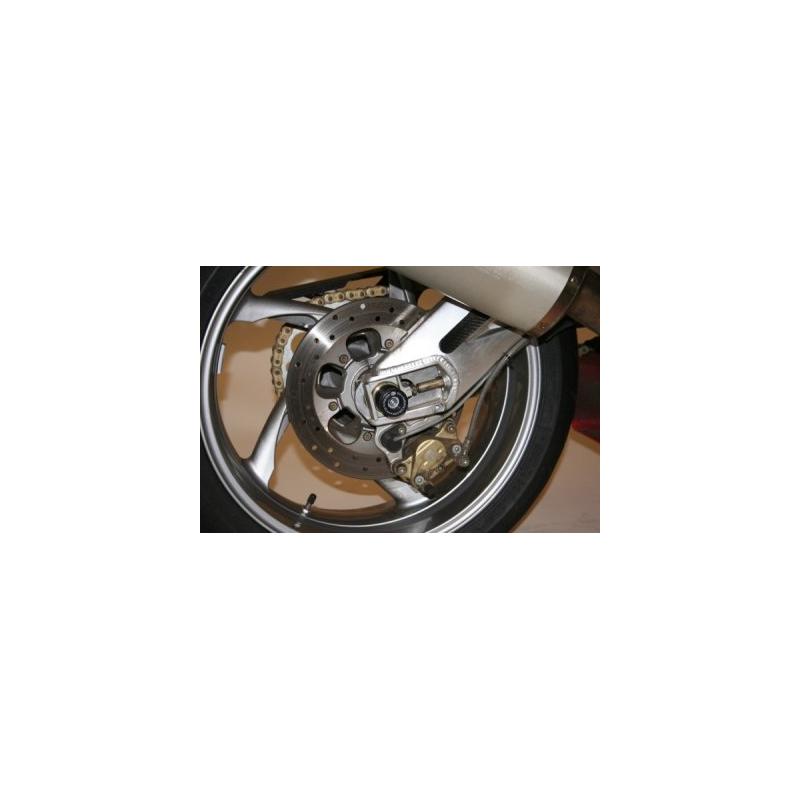 Tampons de bras oscillant diabolos R&G Racing noir Benelli Tornado TRE