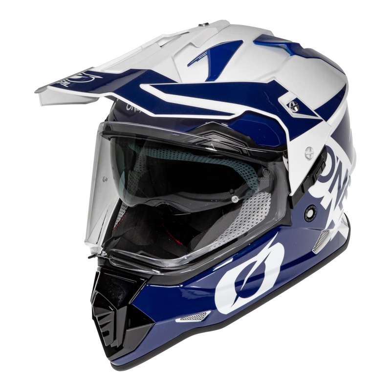 Casque intégral O’Neal Sierra R bleu/blanc- S