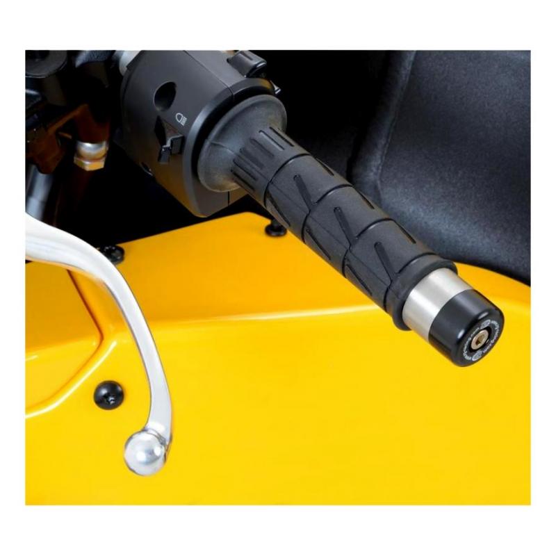 Embouts de guidon R&G Racing noir Aprilia RS 125 06-12