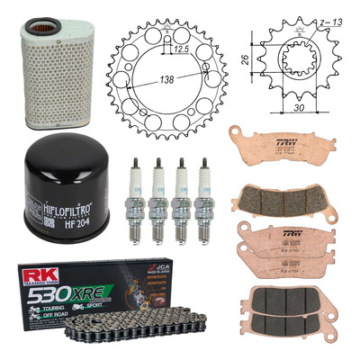 Kit entretien NF Prokit premium Honda CBF 1000 F 2012