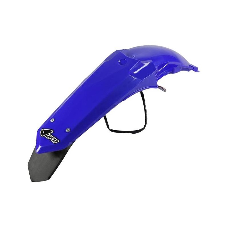 Garde-boue arrière enduro + feu arrière UFO Yamaha 125 YZ 15-18 bleu