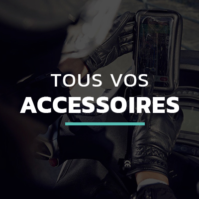 Sélection accessoires high tech o univers moto menu latéral