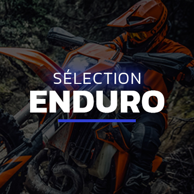 Sélection pilote enduro univers équipement motard menu latéral
