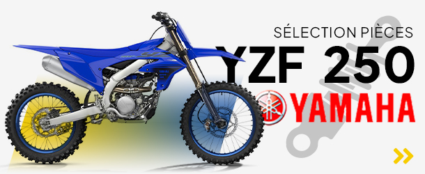 Sélection pièces Yamaha YZF 250 univers MX