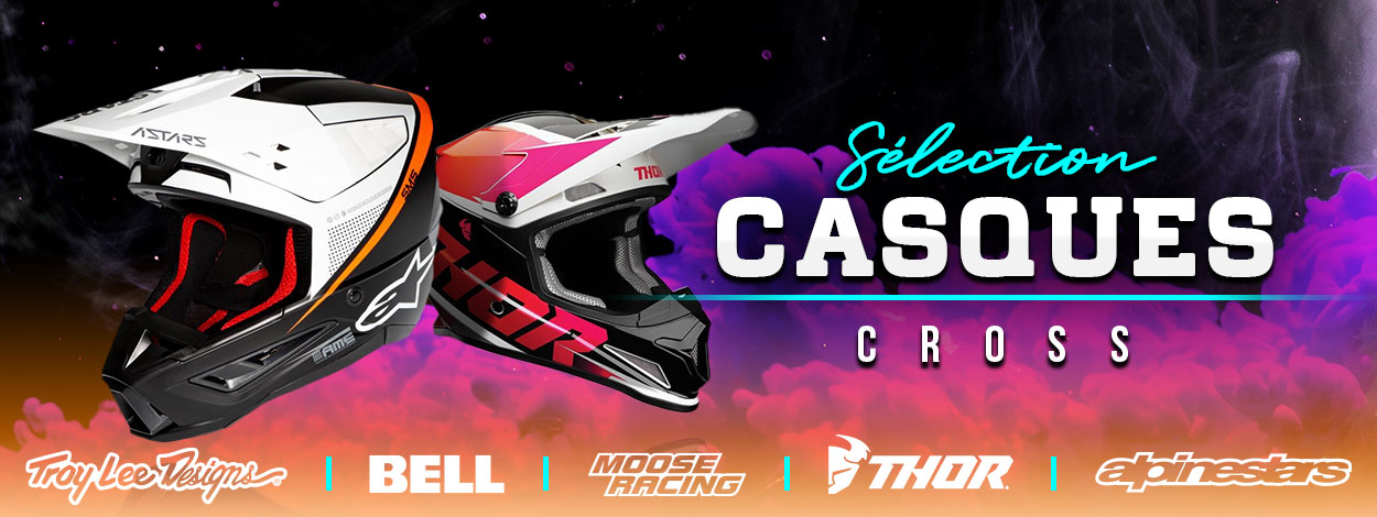 selection casques cross hp